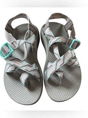Chaco‎ Women's Z/Cloud 2 Adjustable Strap Cushioned Sport Sandals Size 8 Gray